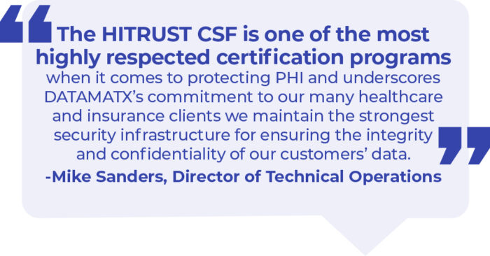 Hitrust Datamatx